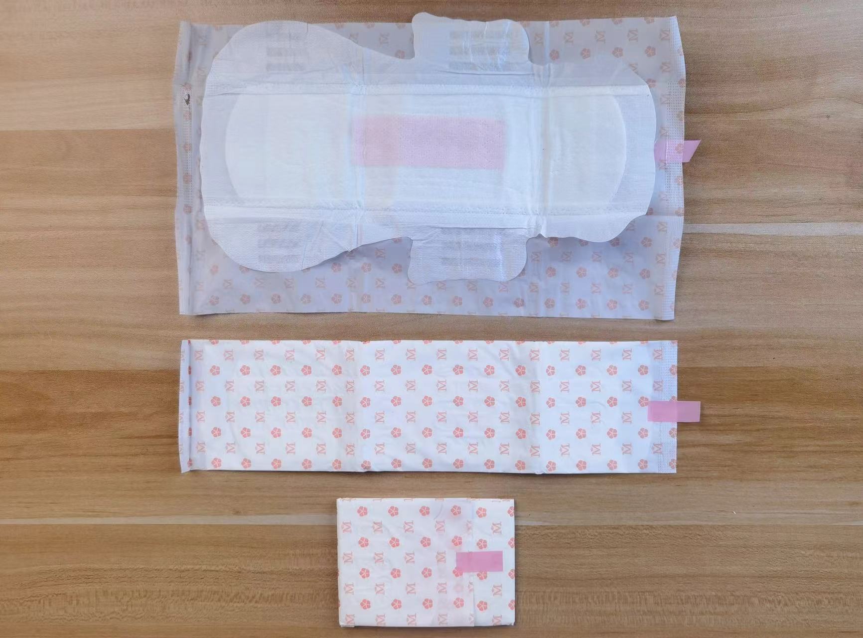 Ultra Soft Non-woven Anti-bacterial Ladies Disposable Sanitary Napkins for Extra Comfort