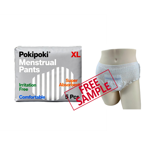 Imported Japan SAP American Fluff Pulp Ultra Thin Women's Disposable Menstrual Pants for Heavy Flow