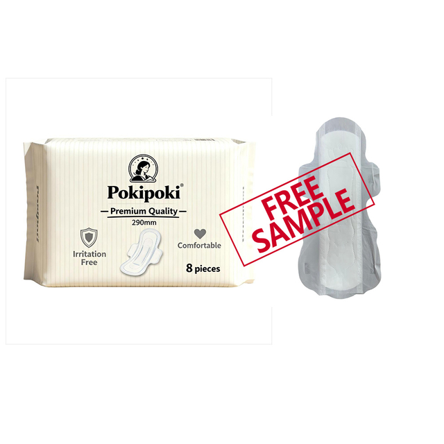 Japanese High Quality Irritation & Fluorescence Free Feminine Care Menstrual Sanitary Napkins Pads