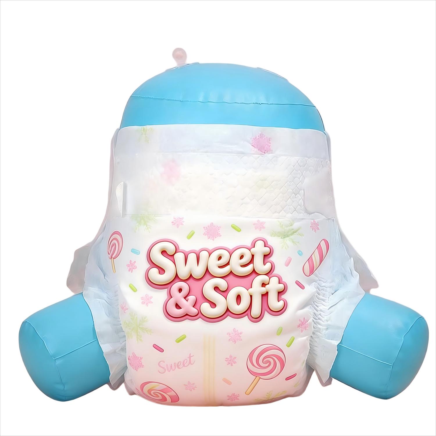 Ultra Absorbent Soft Breathable Hygiene Care Dispsoable Baby Diapers Nappies / Babies Pants