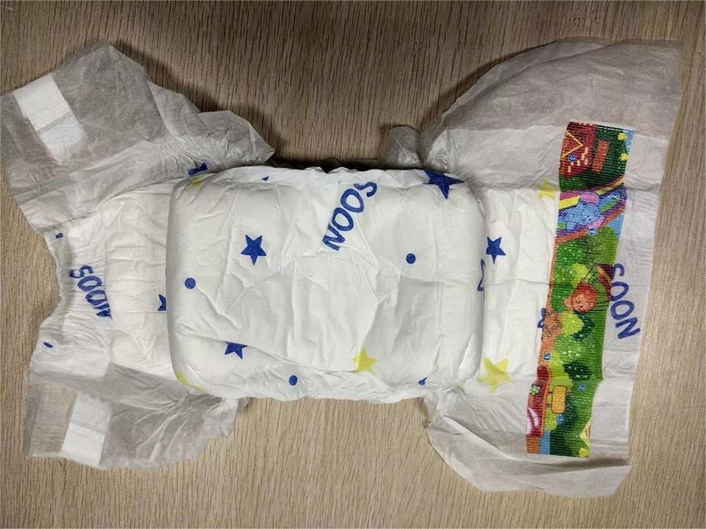 Economical Small Retail Pack / Big Bulk Pack Disposable Baby Diapers / Babies Nappies