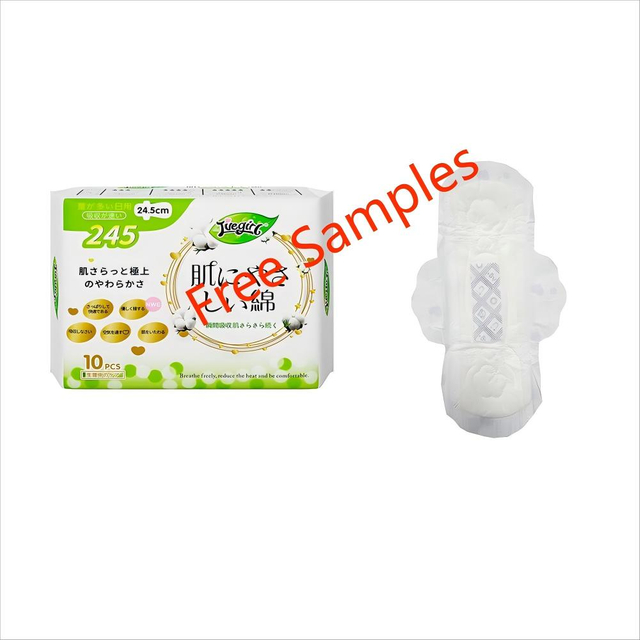Japan Packaging Best Quality Super Absorbent Women's Sanitary Napkins Pad