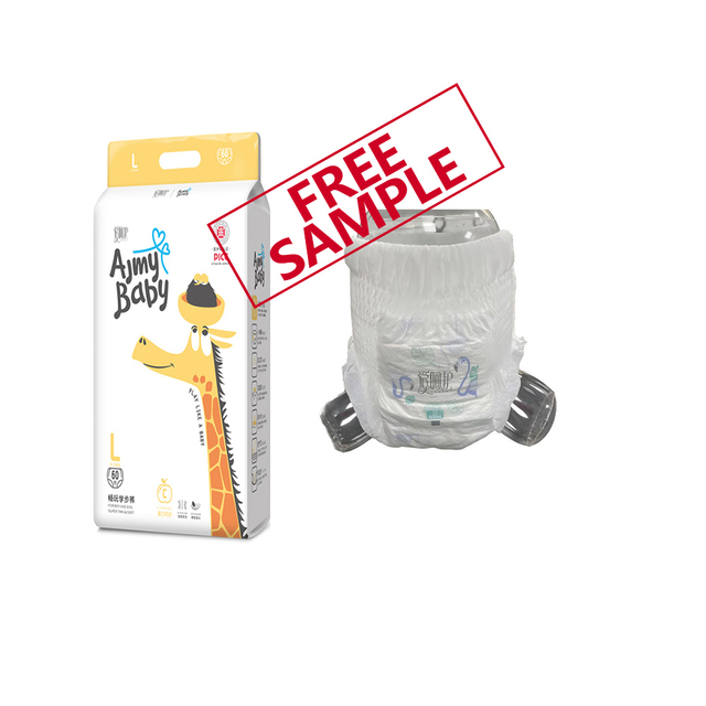 Easy To Wear Bubble Effect Stretchy Waistband Disposable Sleepy Pull Up Baby Diaper Pants