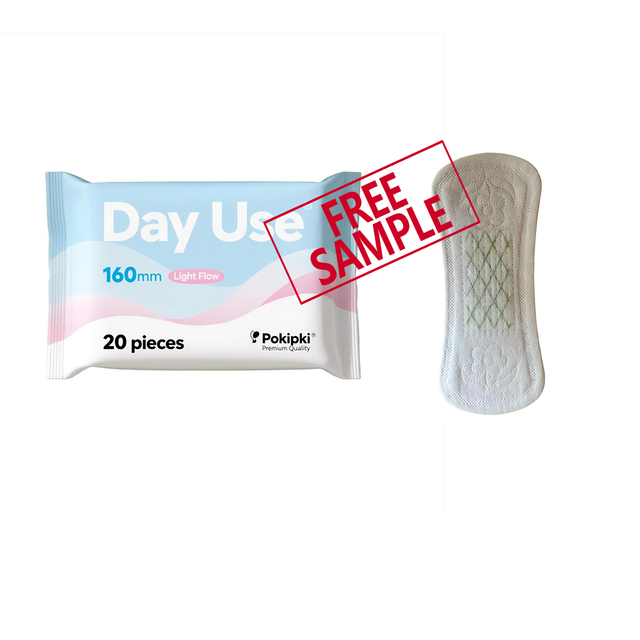 Daytime Ultra Thin Light Flow 155mm 160mm Wingless Ladies Disposable Panty Liners