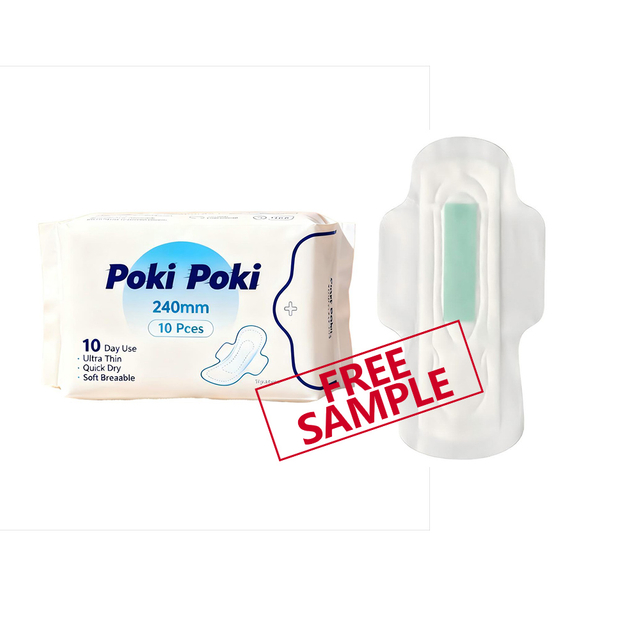 Ultra Thin Quick Dry Cotton Soft Care Breathable Daytime 240mm Ladies Disposable Menstrual Sanitary Pads