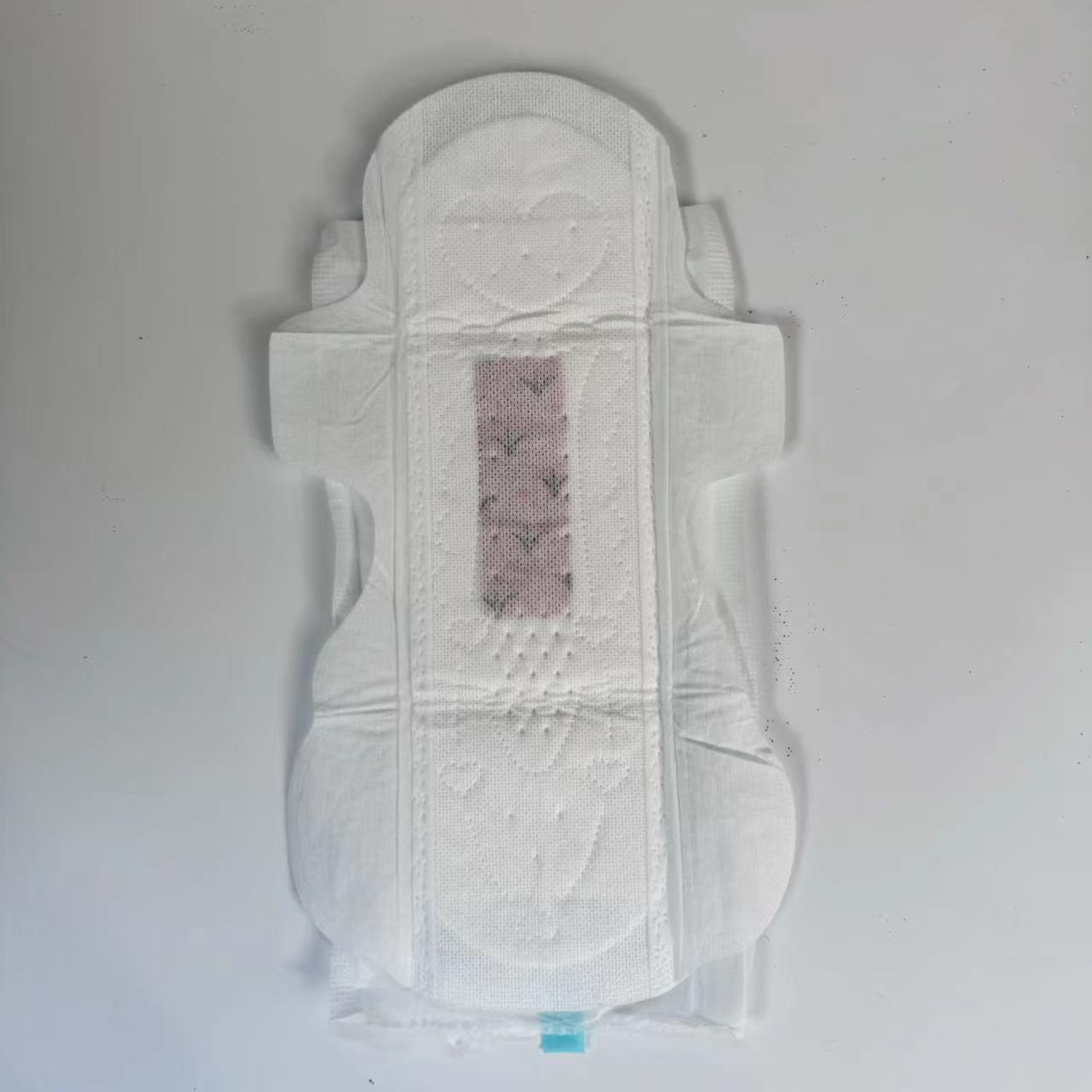 Various Size Latest Design Biodegradable Pure Cotton Ladies Menstrual Sanitary Pads for Day And Night Use