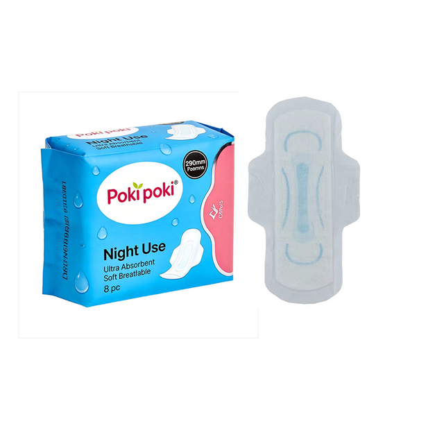 Night Use 280mm 290mm Ladies Disposable Sanitary Napkins Pads for Heavy Flow With Overnight Comfort
