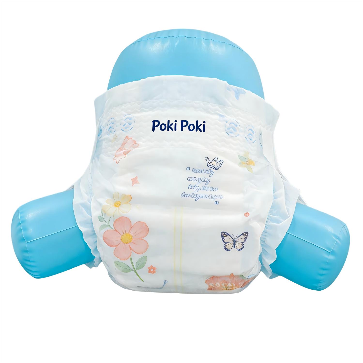 Cottony Soft Gentle Skin Care Friendly Disposable Baby Diapers / Babies Pants for Export