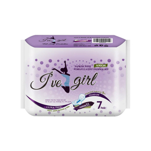 Night Use Anti-bacterial Skin Friendly Winged Disposable Sanitary Napkins