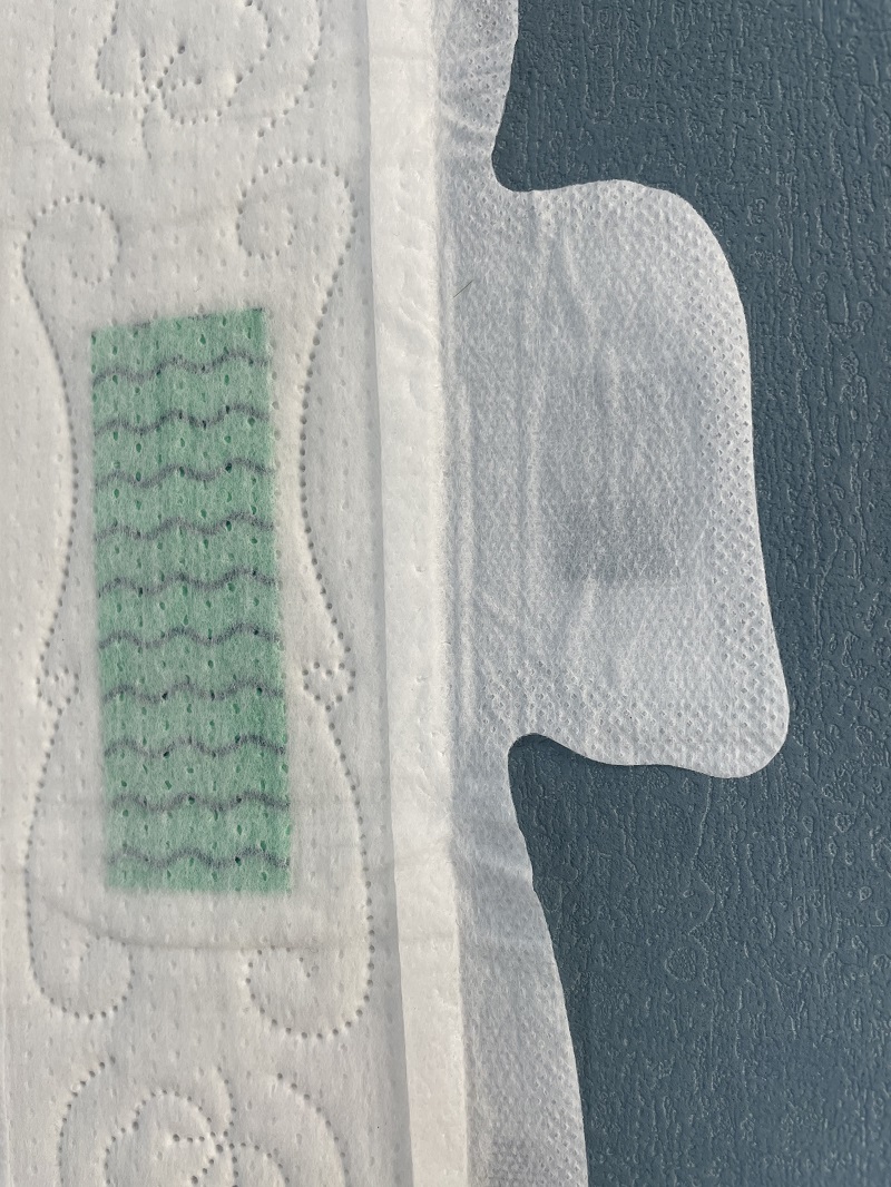 Day Use Green Anion Chip Healthy Women's Menstrual Sanitary Pads for Indonesia