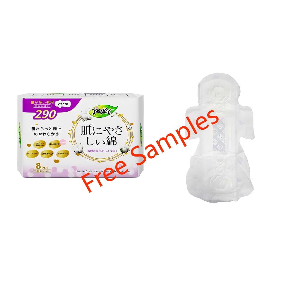 Japan Packaging Best Quality Super Absorbent Women's Sanitary Napkins Pad