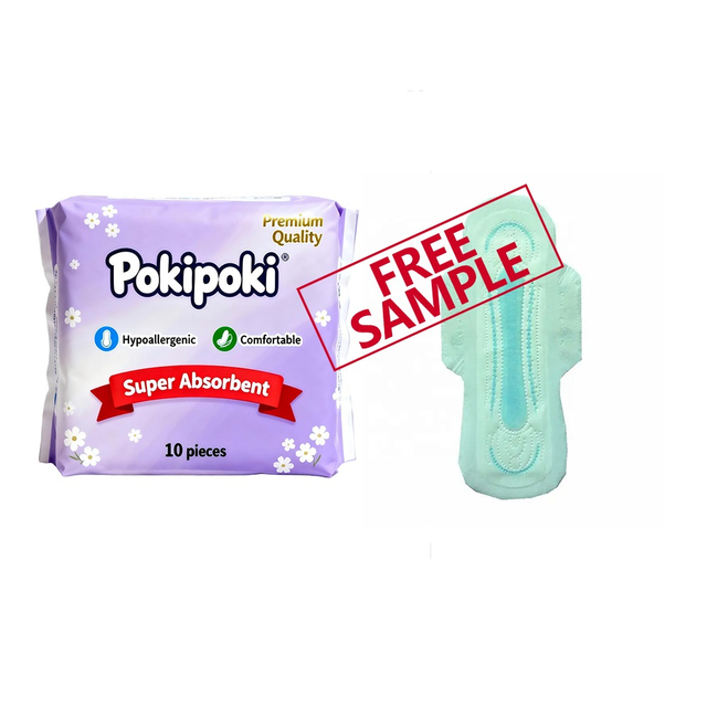 Pack of 10pcs 240mm Daytime Hygienic Care Winged Ladies Disposable Sanitary Pads For Girls