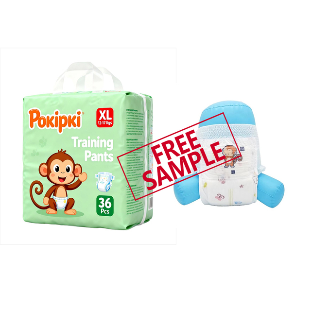 China Manufacturer Unisex Baby Love Monkey Animal Design Babies Pull Up Diaper Pants