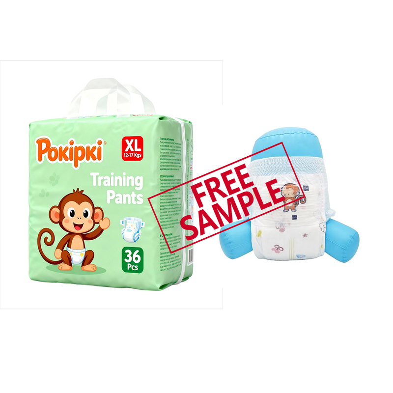 China Manufacturer Unisex Baby Love Monkey Animal Design Babies Pull Up Diaper Pants