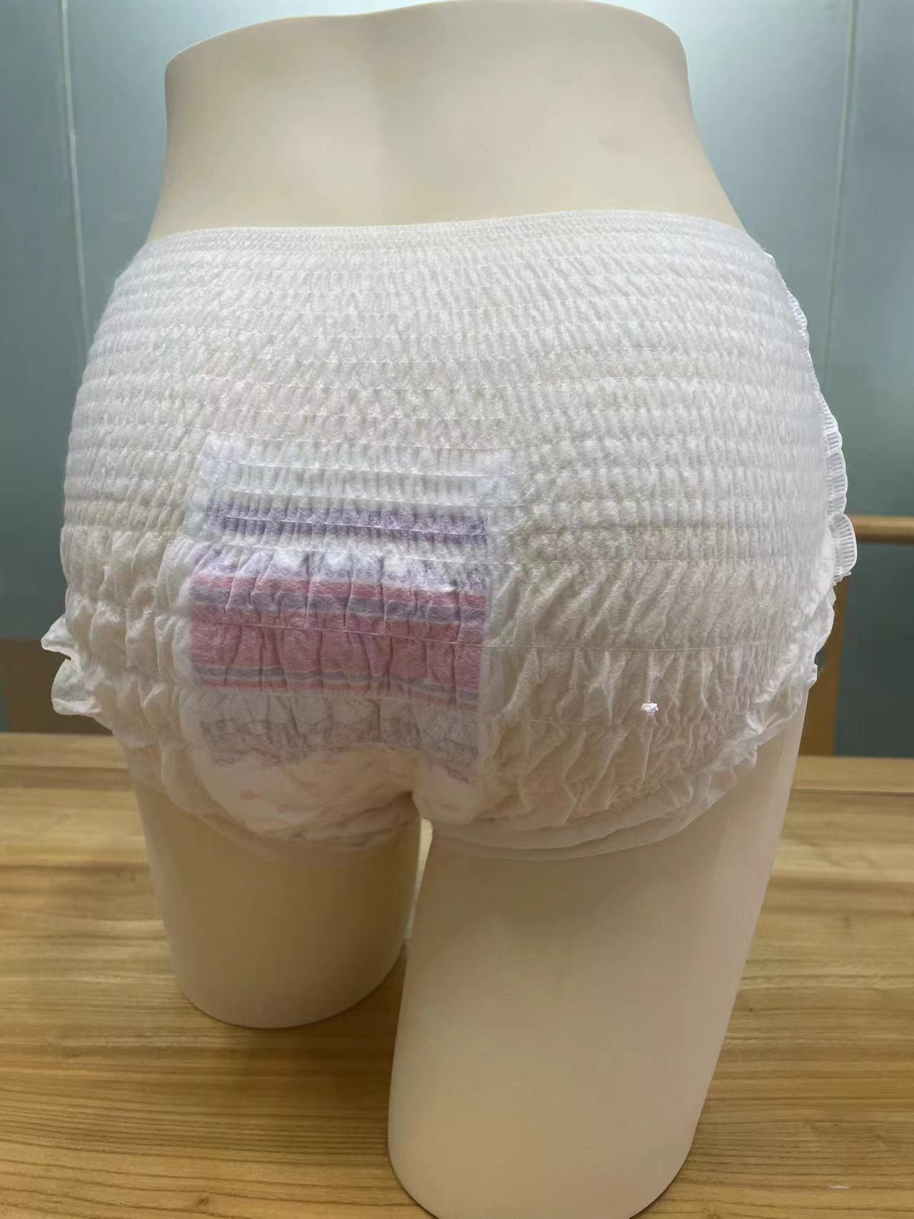 Size S M L Plus Women's Disposable Menstrual Period Panties for Heavy Flow