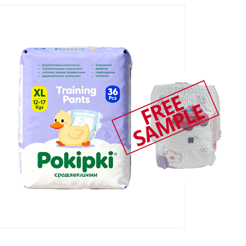 Elastic Bubble Waist Snug Fit Overnight Comfortable Pull Up Baby Diapers / Training Pants