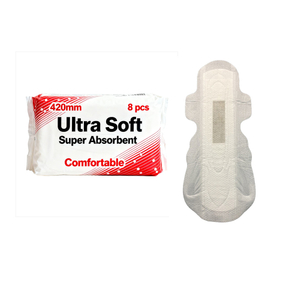 410mm 420mm Overnight / Night Use High Absorbency Cotton Soft Menstrual Period Sanitary Napkins / Women Pads / Sanitary Towels