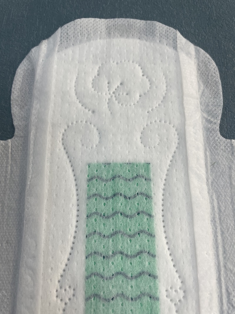 Day Use Green Anion Chip Healthy Women's Menstrual Sanitary Pads for Indonesia