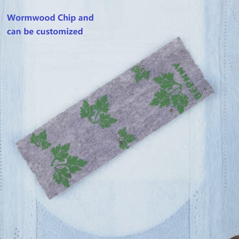 Herbal Wormwood Chip Ultra Thin Healthy And Comfortable Women's Sanitary Napkins 