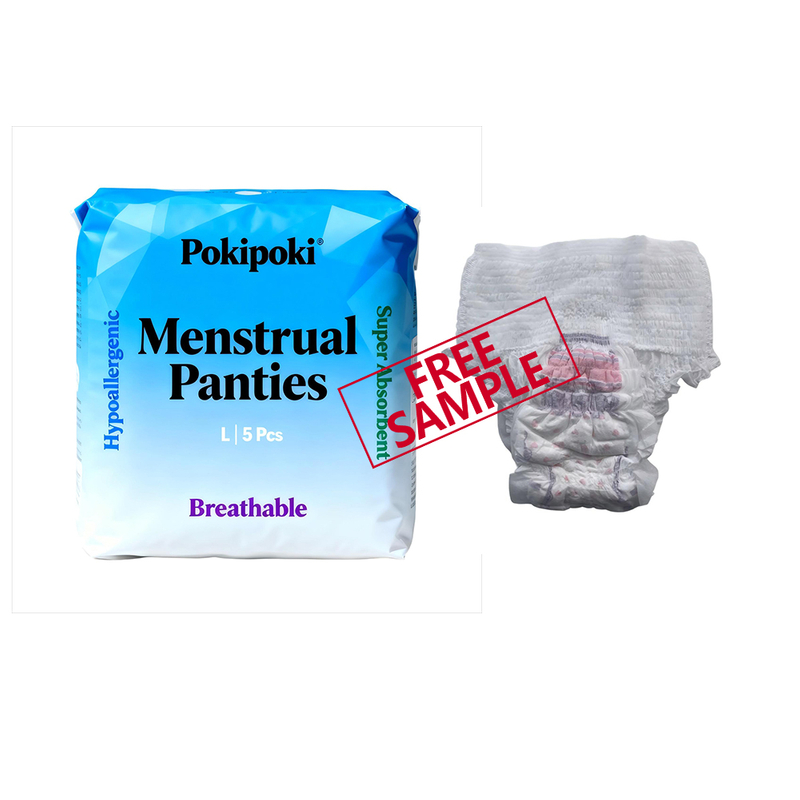 Size S M L Plus Women's Disposable Menstrual Period Panties for Heavy Flow