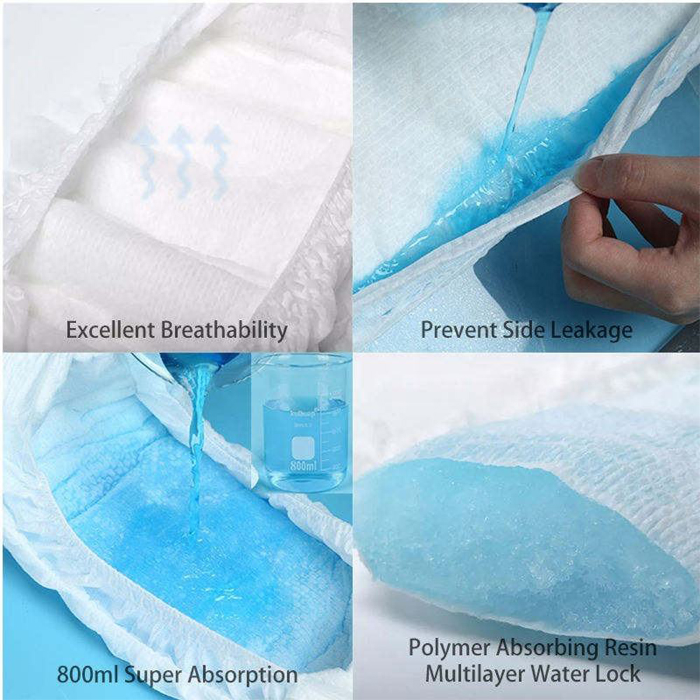 Q Shape T Shape Full Elastic Bubble Waist Pull-up Baby Diapers Pants All Sizes