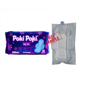 China Factory Hot Sale Cotton Soft Breathable Female Menstrual Period Sanitary Pads for Women