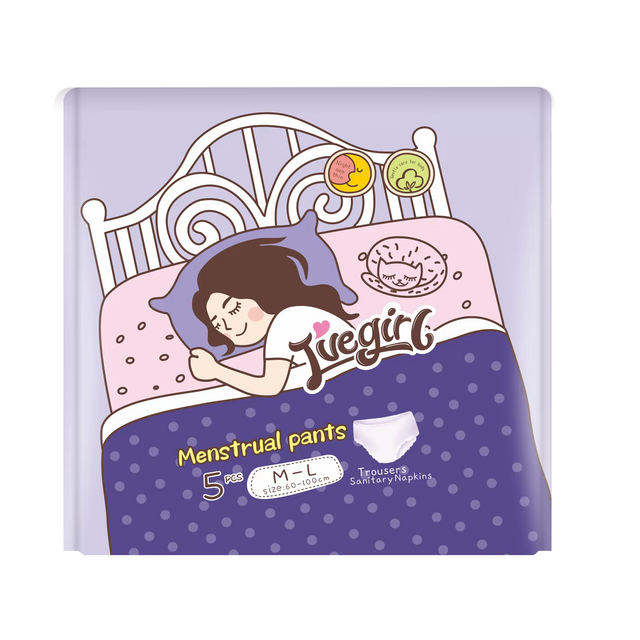 Feminine Care Ladies Menstrual Period Underwear Heavy Flow Disposable Panties