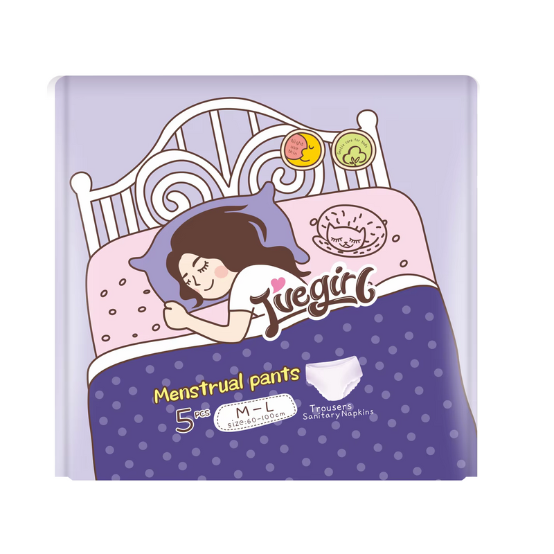 Feminine Care Ladies Menstrual Period Underwear Heavy Flow Disposable Panties