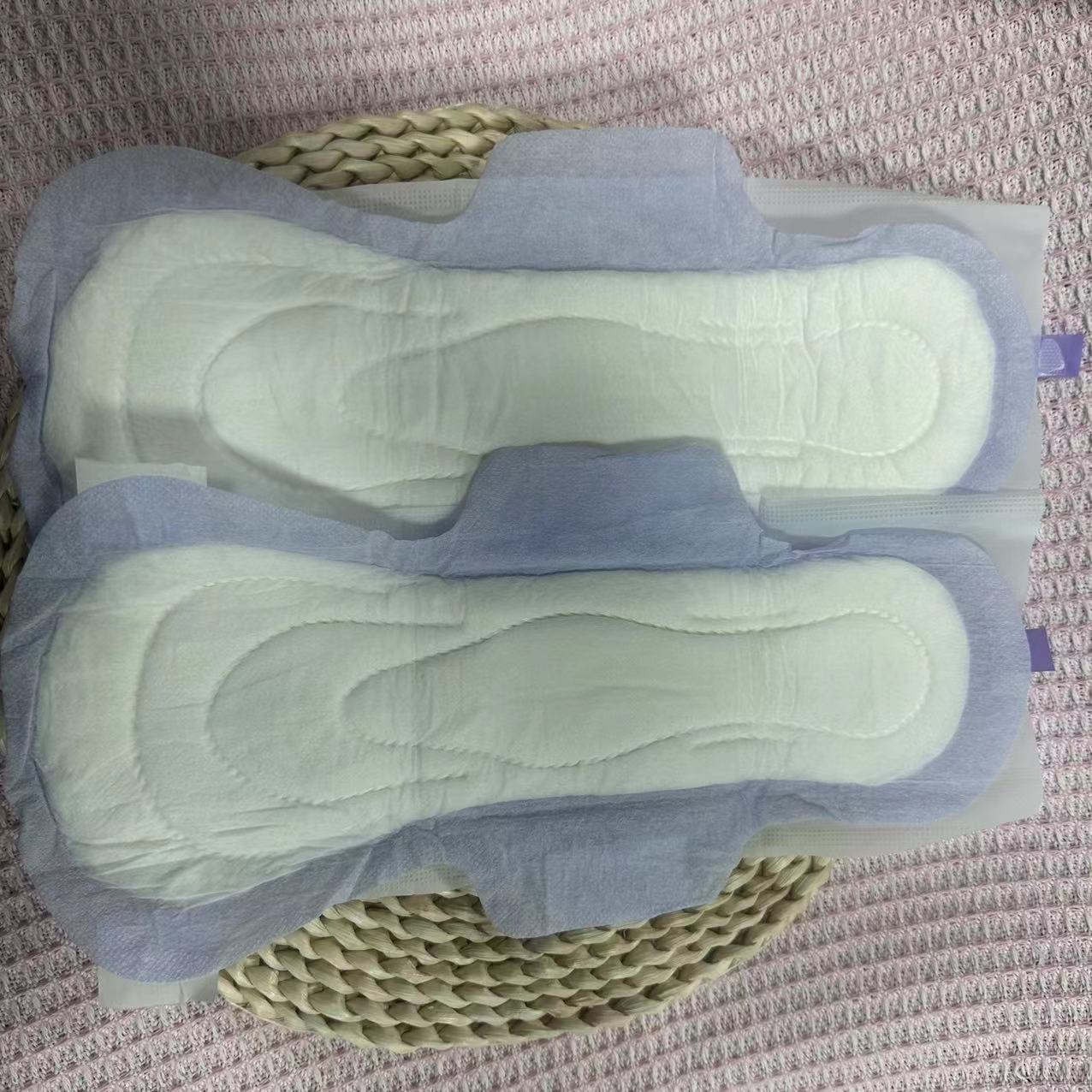 Customized Leak Proof 310mm Fan Shape Feminine Care Disposable Sanitary Napkins For Women