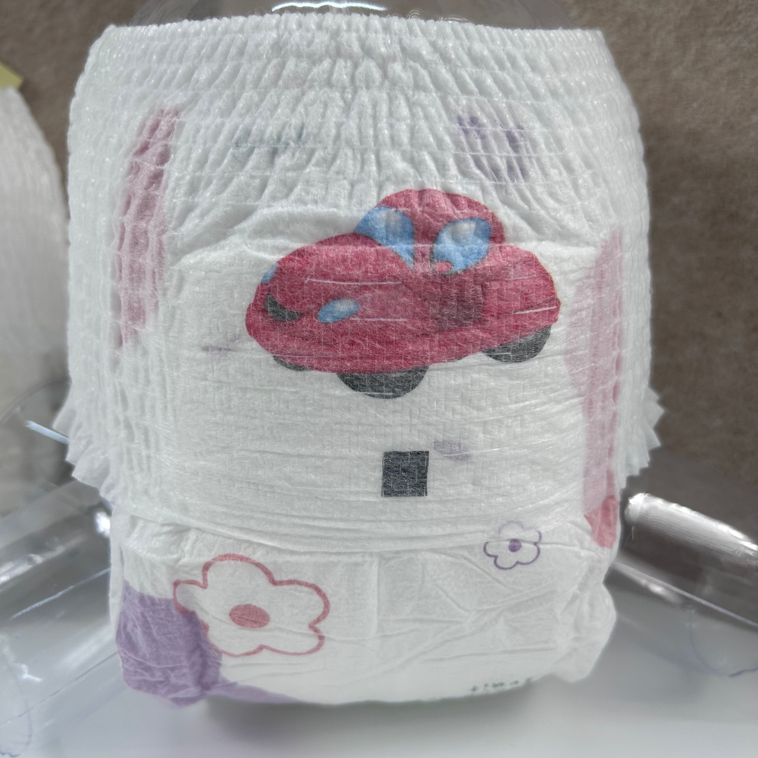 Elastic Bubble Waist Snug Fit Overnight Comfortable Pull Up Baby Diapers / Training Pants