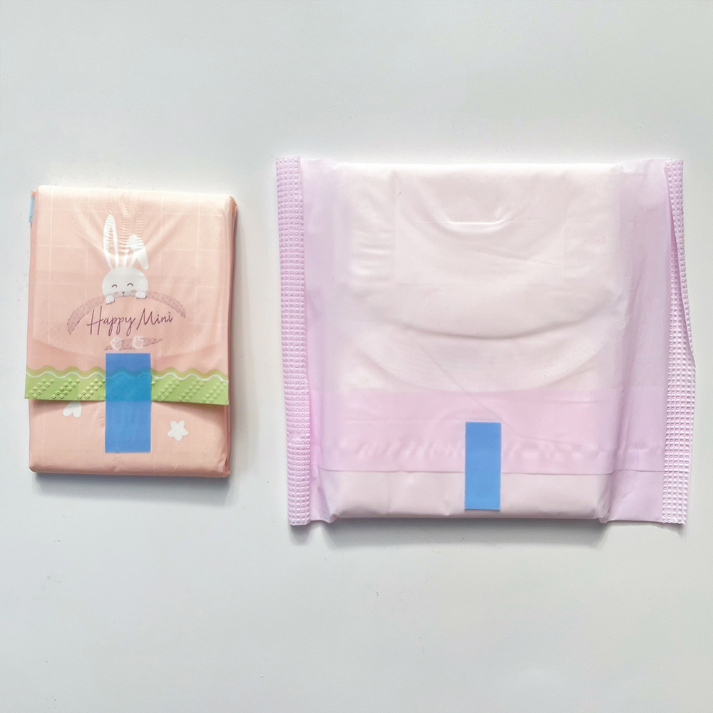 Portable Small Packaging Personal Hygienic Care Female Sanitary Napkins / Ladies Menstrual Pads
