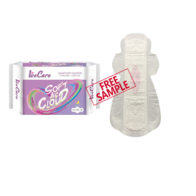 Maxi / Super Size Overnight Comfortable Unscented Ladies Disposable Menstrual Sanitary Napkins