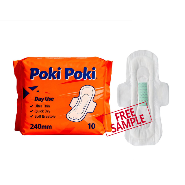 Feminine Hygienic Care Rapid Absorption Anion Chip Women's Menstrual Sanitary Napkins