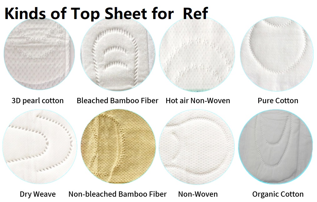 Cotton Soft Topsheet 410mm 420mm Women's Menstrual Sanitary Napkins / Sanitary Pads