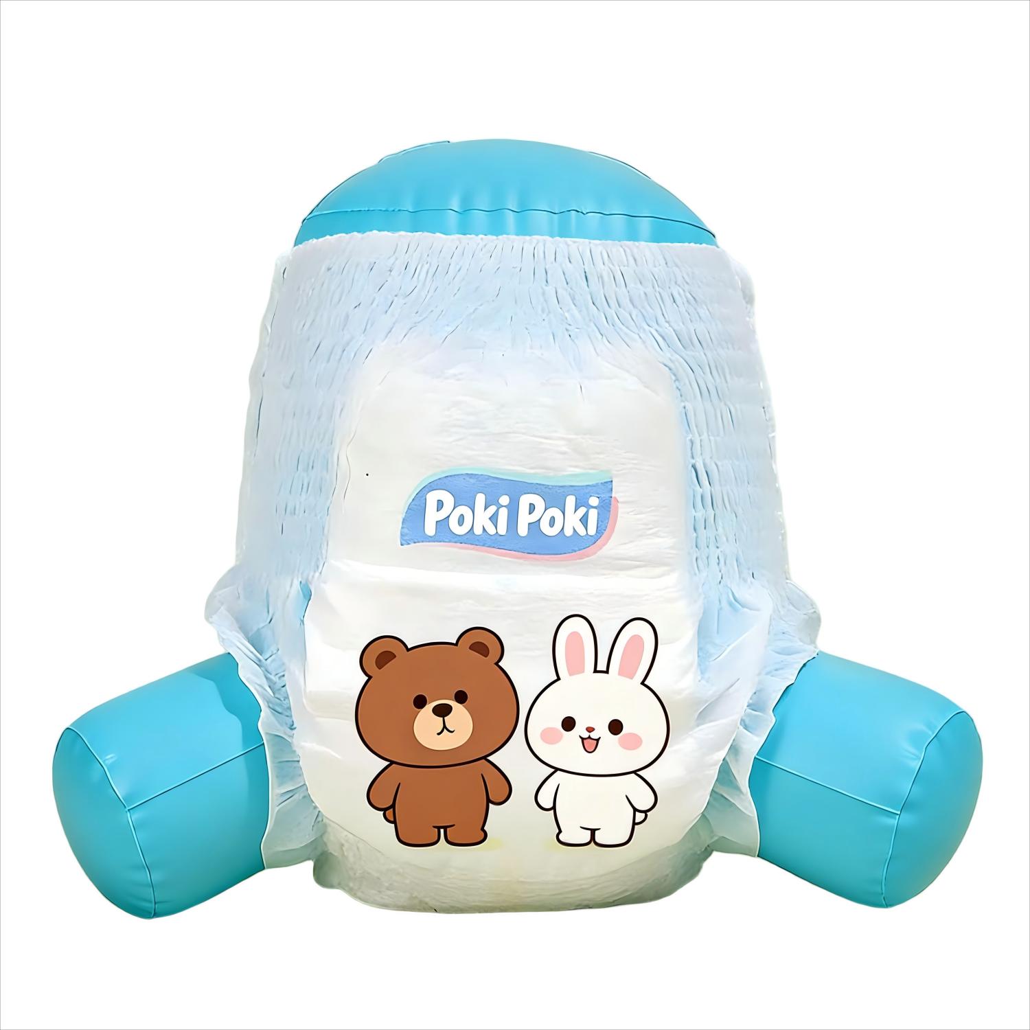 Medical Grade High Quality Disposable Pull-up Baby Diapers / Babies Pants With Japanese Ultra Absorbent SAP
