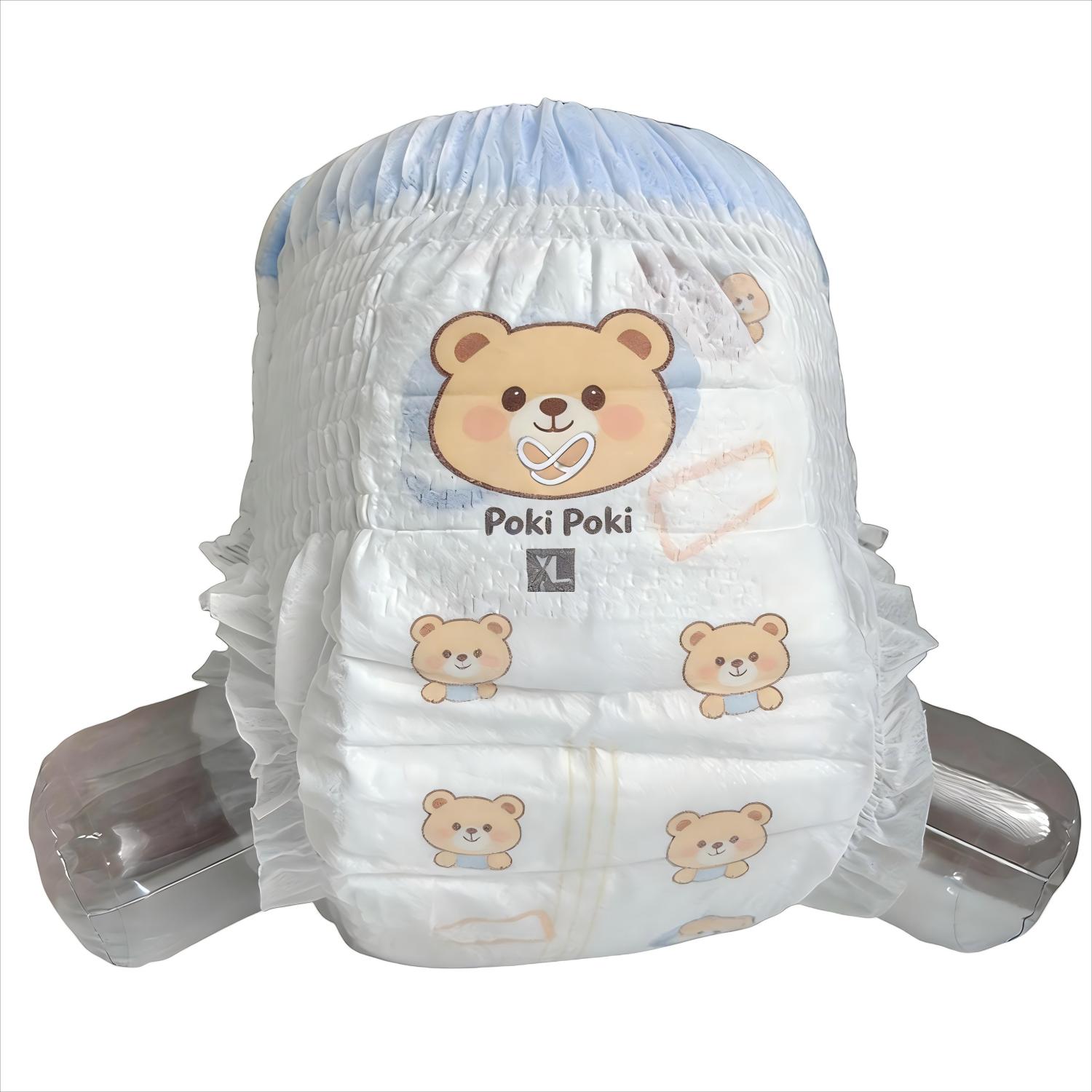 Imported Japanese Absorbent SAP American Fluff Pulp Disposable Pull-up Baby Diapers / Pull Up Pants