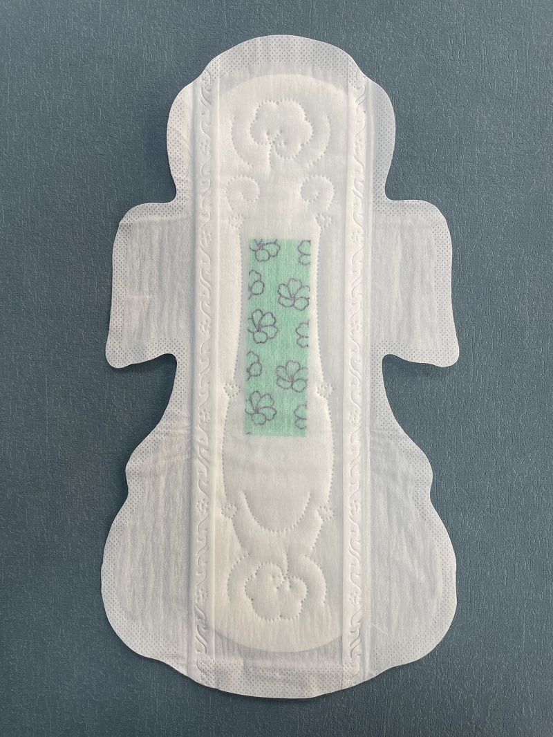Night Use Anti-bacterial Skin Friendly Winged Disposable Sanitary Napkins