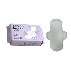 Daily Use 240mm 245mm Irritation Free & Cotton Soft Breathable Sanitary Pads for Women