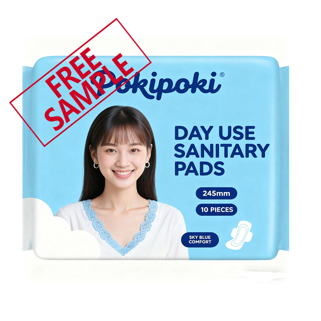 Daytime 245mm Blue Anion Chip Ladies Disposable Menstrual Sanitary Pads For Vietnam