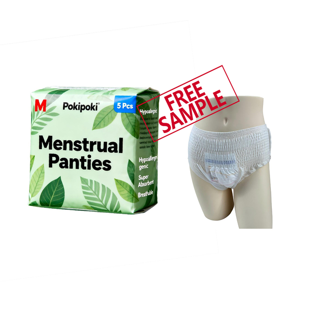 Japan Quality Ultra Thin Low Waist Women's Disposable Menstrual Period Panties for Extra Heavy Flow