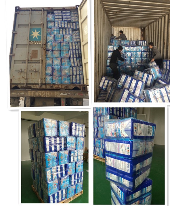 Small Medium Large Size Economical Pack Unisex Disposable Baby Diapers For Africa Congo