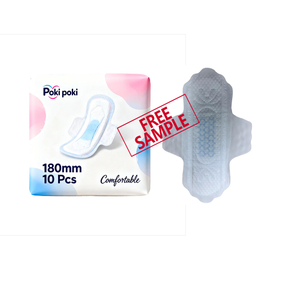 Day Use Ultra Thin 180mm Winged Ladies Disposable Sanitary Pads for Light Menstrual Flow