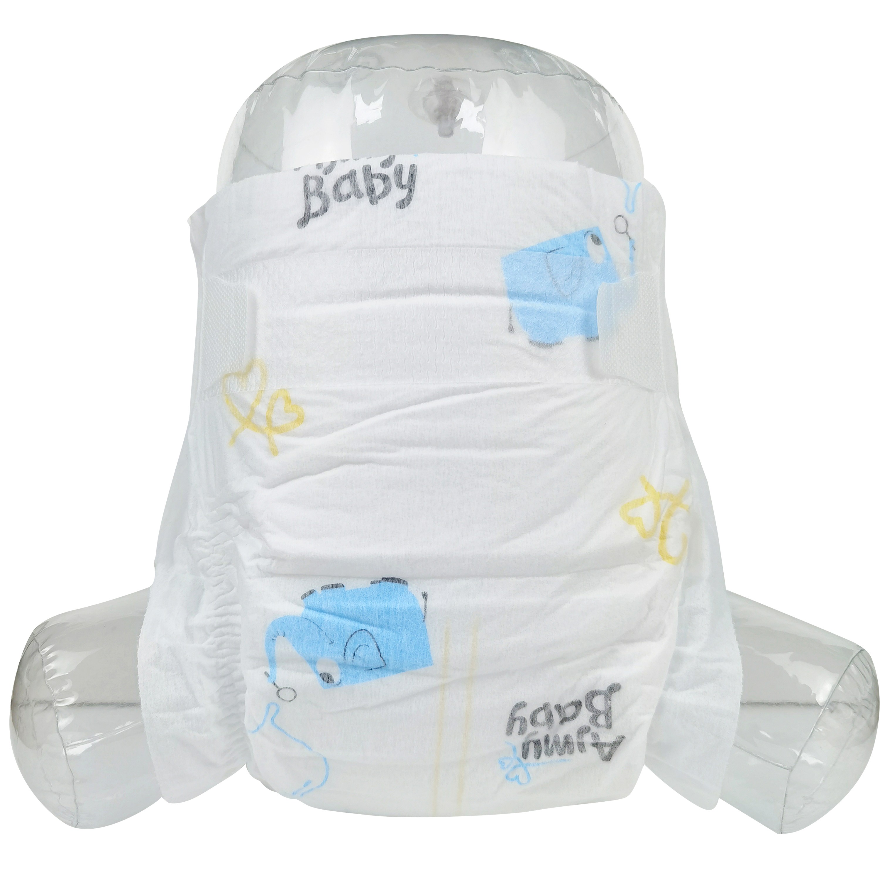 Customized Private Brand High Quality Low Price Newborn Small Medium Large Size Disposable Baby Diapers 