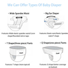 Ultra Absorbent Super Soft Disposable Baby Pamper Diapers for Toddlers & Swaddlers