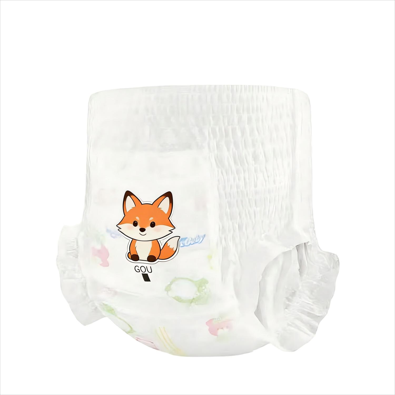 Baby Love Animal Printed Design Disposable Pull Up Diapers / Pull-up Training Pants for Export