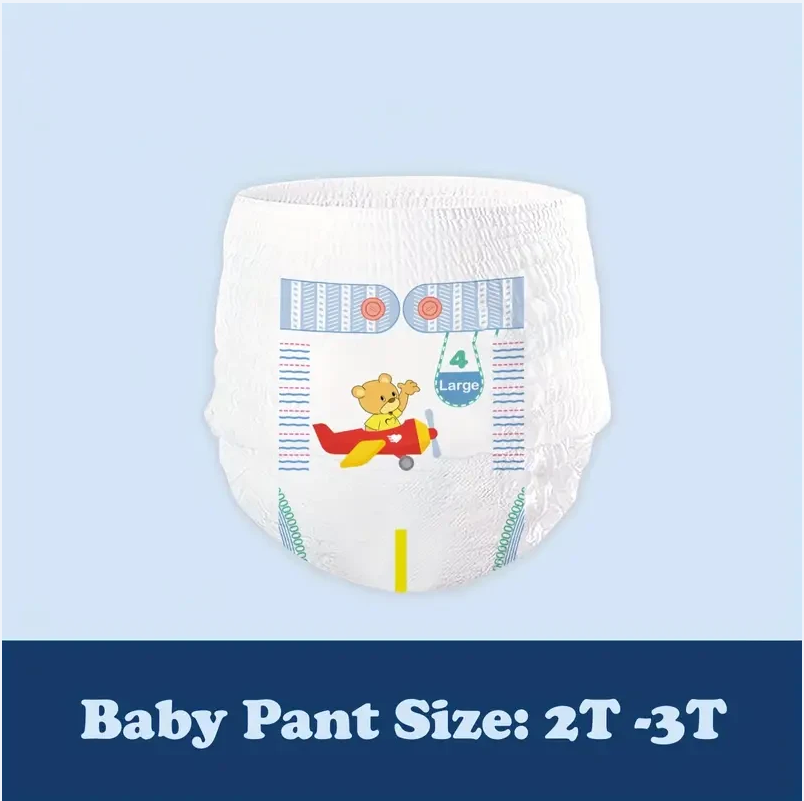 Ultra Absorbent And Cotton Soft Breathable Disposable Pull-up Baby Pants / Babies Pamper Diapers
