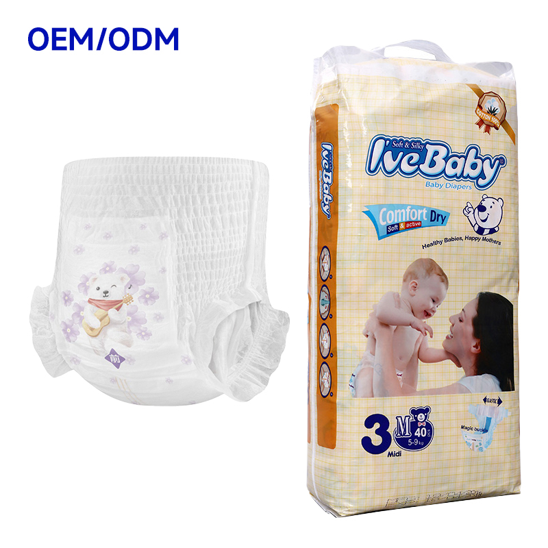 China Factory Hot Sell Baby Pull Up Diaper Pants