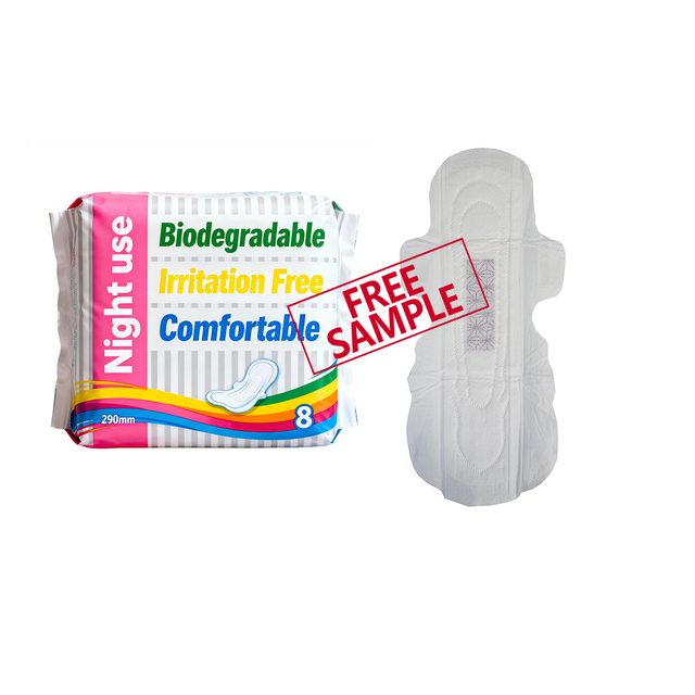 USA EU Japan High Quality Biodegradable Ladies Disposable Menstrual Sanitary Pads 