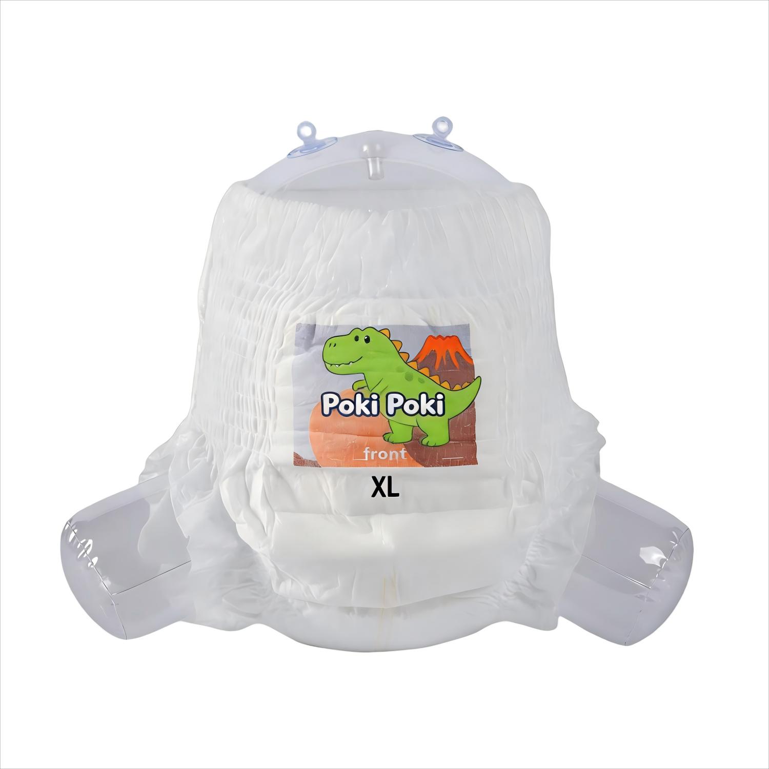 Q Shape T Shape Full Elastic Bubble Waist Pull-up Baby Diapers Pants All Sizes