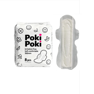 350mm 360mm Extra Long Huge Absorbency Women's Menstrual Sanitary Napkins / Woman Period Pads